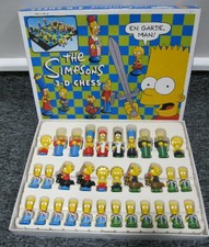  THE SIMPSONS 3-D CHESS SET 1991