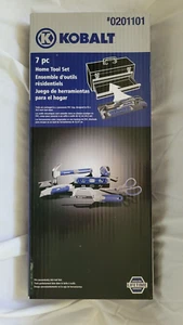 NIB 7 Piece KOBALT All Purpose Home Hand Tool Set With Tray Fit Into Tool Box - Picture 1 of 3
