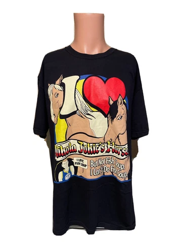 Denver Nuggets Nikola Jokic’s Horses Black Shirt Size XL The Joker Cover