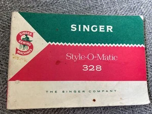 Singer solo manuale Style-O-Matic 328 originale - Foto 1 di 2