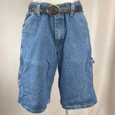 Pantalones cortos de mezclilla anchos holgados de algodón vintage LEE PETO Y2K para hombre (38 L) Foto 1 de 4