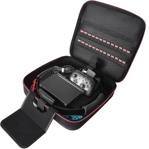 Carrying Case for Nintendo Switch Portable Storage Bag Hard Shell Case Black - Picture 1 of 9
