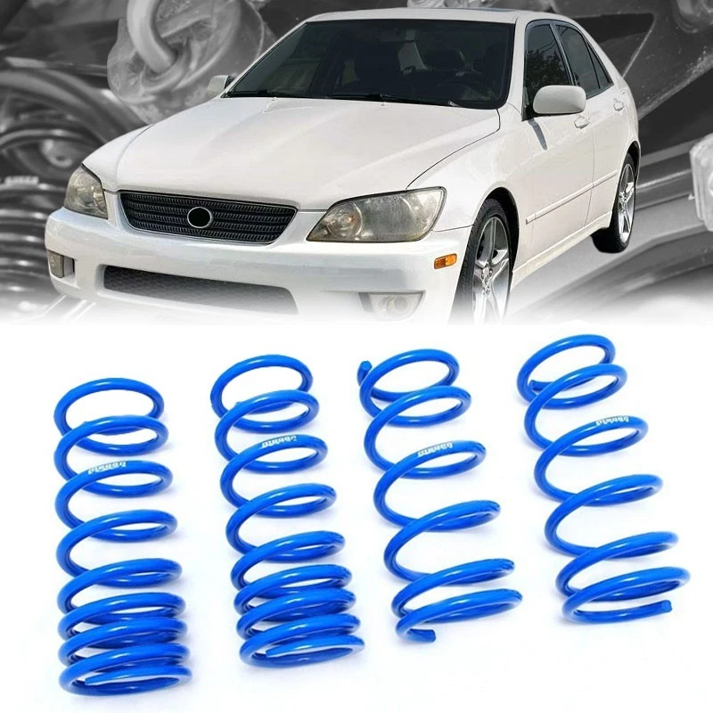 Blue 2" Drop Megan Race Lowering Spring Coil Kit For 01-05 Lexus IS300 Sedan 4DR - Image 1 of 1
