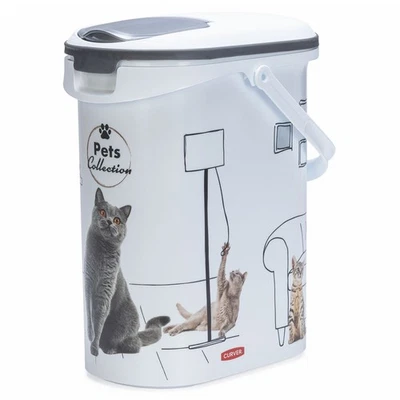 Curver Futterbox - 10 ltr / 4 kg - Snack Behälter Container Dose für Katzen - Bild 1 von 4