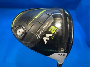 TaylorMade M2 D-TYPE 10.5 2017 Driver Head Only Right-Hand Good With Head Cover - Picture 1 of 4