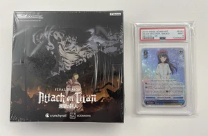 2019 Weiss Schwarz Shoko Makinohara SR Rascal Bunny Girl PSA 9 Attack on Titan - Picture 1 of 8