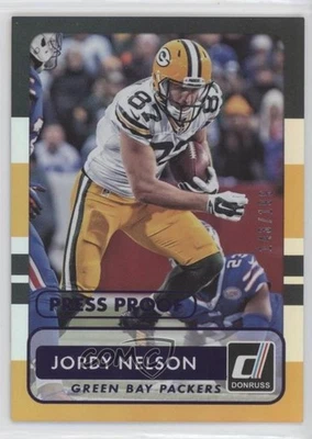 2015 Panini Donruss Press Proof Purple /199 Jordy Nelson #84 - Image 1 of 2
