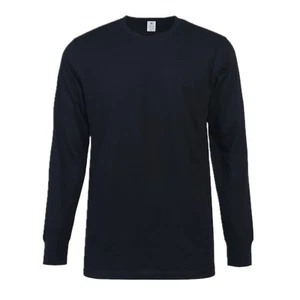 Pack of 6 Men’s Cotton Crew Neck Ribbed Cuff Sweatshirts - Picture 1 of 18