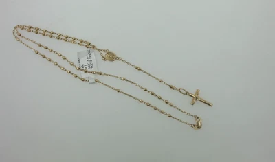 Women’s 14K Gold Rosary Necklace - Image 1 of 4