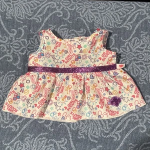 Build a Bear Girl Scout Dress Purple Glitter Patch Plush Clothing - Picture 1 of 4