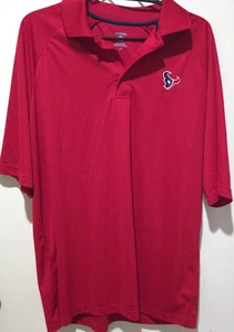 Houston Texans Polo E-dry Golf Shirt Rot L - Bild 1 von 3