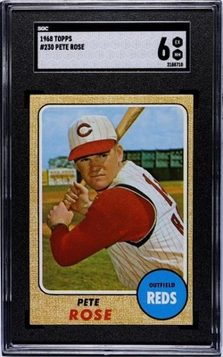 1968 Topps - Pete Rose #230 SGC 6 envío gratuito Foto 1 de 2