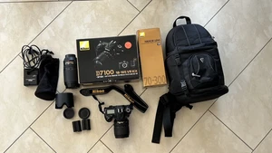 Nikon D7100 24.1 MP SLR-Digitalkamera - Schwarz mit VR 70-300,VR 18-105 - Bild 1 von 20