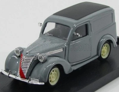 MODELLINO FURGONE STATICO BRUMM FIAT 1100E VAN 1949 GRIGIO NERO SCALA 1/43 - Immagine 1 di 3