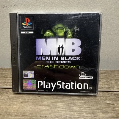 Men In Black The Series Crashdown - PS1 (Game, Manual and Box) - Image 1 of 4