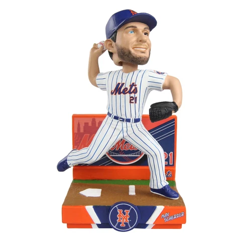 Max Scherzer New York Mets Highlight Series Bobblehead MLB Baseball Cover