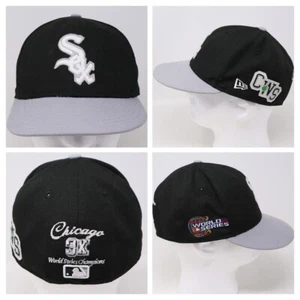 New Era Chicago White Sox CWS 3X World Series 2005 Champions Hat Fitted 7-1/4 - Picture 1 of 12