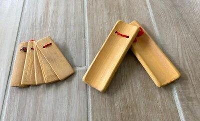 Традиционные китайские ритмичные бамбуковые хлопушки, «Kuaiban» - Изображение 1 из 3