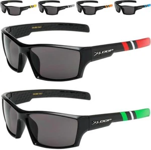 Boys Girls Black Sunglasses Designer Sports Wrap Around Kids Childrens UV400 - Picture 1 of 7