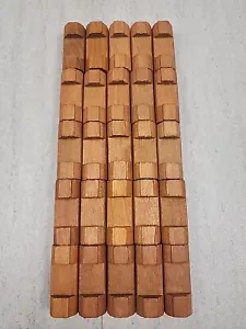 Lincoln Logs Lot of 25 Piece Loose Wooden 1-Notch 1 1/2" Original Building Logs - Picture 1 of 2