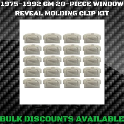 1982-1987 Grand National Glass Window Windshield Molding Trim Reveal Clips OEM - Image 1 of 4
