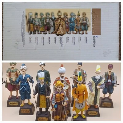 *RARO* Figuras Medievales Otomanas Turcas Imperio Kahraman Soldado Ejército (10) KM100 Foto 1 de 4