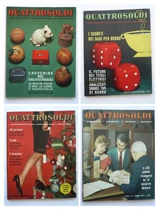 Quattrosoldi. Lotto di 6 riviste: 6/1961-12/1961-4/1962-7/1962-5/1963-9/1963 - Imagen 1 de 11