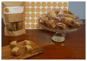 Kataif Shredded Wheat Dessert Phyllo Pastry Traditional Sweet With Almond 52.91o - Picture 1 of 6
