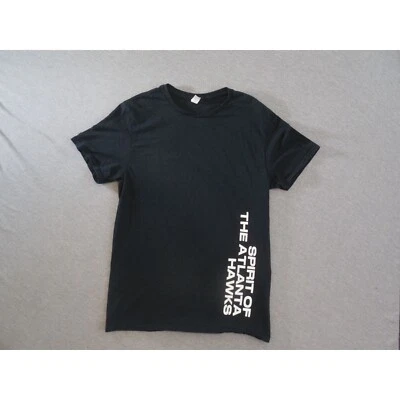 NBA Tshirt Sz M Women Atlanta Hawks Short Sleeve Hennessy Sportswear Black - Image 1 of 4