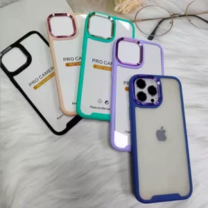 Slim & Protective iPhone Case – Transparent Back with Stylish Colored Edges Show - Picture 1 of 3