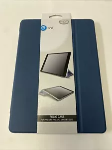 New ONN Folio Case for iPad Air 1, iPad Air 2 & iPad 9.7 - Teal Blue - Picture 1 of 5