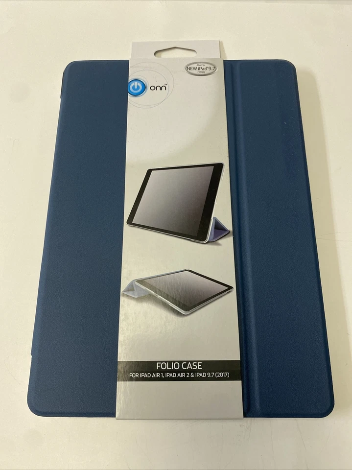 New ONN Folio Case for iPad Air 1, iPad Air 2 & iPad 9.7 - Teal Blue - Image 1 of 4