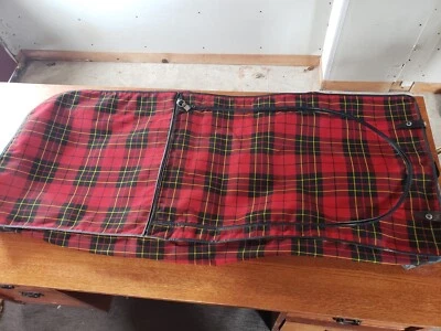 Vintage Atlantic Red Plaid Hunging Garment MCM Bag Hanging - Изображение 1 из 4