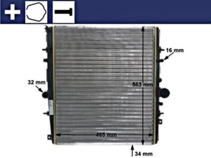 MAHLE Radiator For CITROEN C8 Van PEUGEOT 807 02-07 1330A5 - Picture 1 of 13