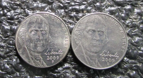 2009 P&D Circulated Jefferson Nickels Cover
