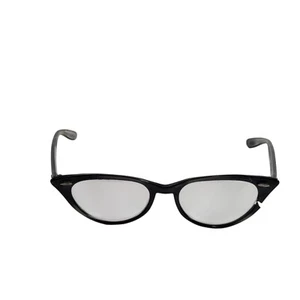 Gafas Bausch & Lomb vintage ojo de gato negro 48 L 20 - Imagen 1 de 9
