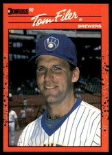 1990 Donruss #687 Tom Filer Milwaukee Brewers