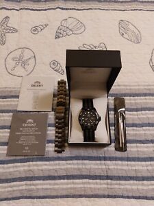 Orient Ray Raven II FAA02003B9 41.5mm Black Stainless Steel Case/Band Watch