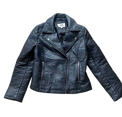 Chaqueta de moto Jack by BB Dakota Willis de cuero sintético para mujer talla XS negra motociclista Foto 1 de 4