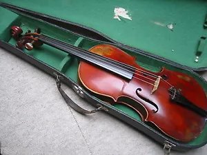 Interesting old violin "Giuseppe Fiorinii Munich 1883" with seal old violin - Picture 1 of 12