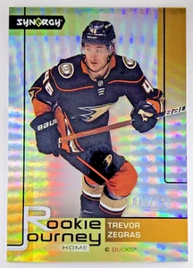 Trevor Zegras 2021-22 UD Synergy Rookie Journey #rj-10 Home π‘ Ducks #/799 - Picture 1 of 3