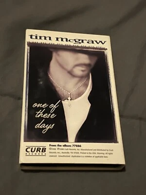 Tim McGraw One Of These Days Cassette Tape Curb Records - Imagem 1 de 3