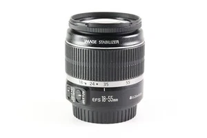 Objetivo Zoom Canon EF-S 18-55mm IS 18-55 mm Digital 3.5-5.6 - EOS Digital - Imagen 1 de 4