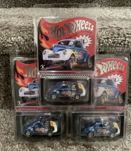 41 Willys Gasser Wild Blue 2020 Hot Wheels RLC Selections RLC Selections LOTE de 3x - Imagen 1 de 1