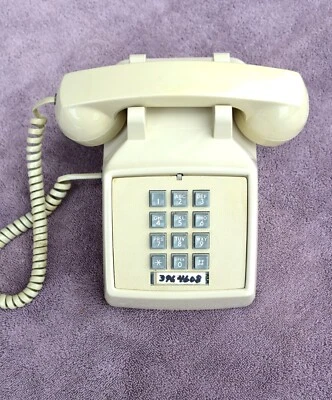 Teléfono de escritorio vintage Premier tono táctil pulsador con cable. Modelo 2500 Foto 1 de 4