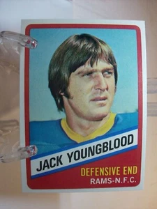 Tarjeta de fútbol americano 1976 Topps Wonder Bread #14 Jack Youngblood (10777) - Imagen 1 de 2