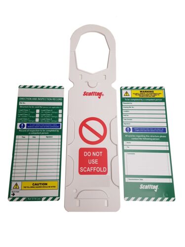 Scafftag Inspection Tag for Scaffold Towers Site Systems Kits Holders & Inserts