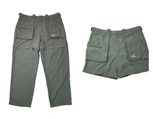 Cabelas Guidewear Convertible Zip Off Hose Herren XL grün Angeln Camping Wandern - Bild 1 von 24