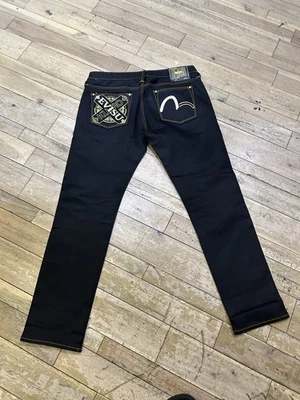 Размер 36 X 34 - Evisu вышитый карман джинсовые брюки - черный - Изображение 1 из 4