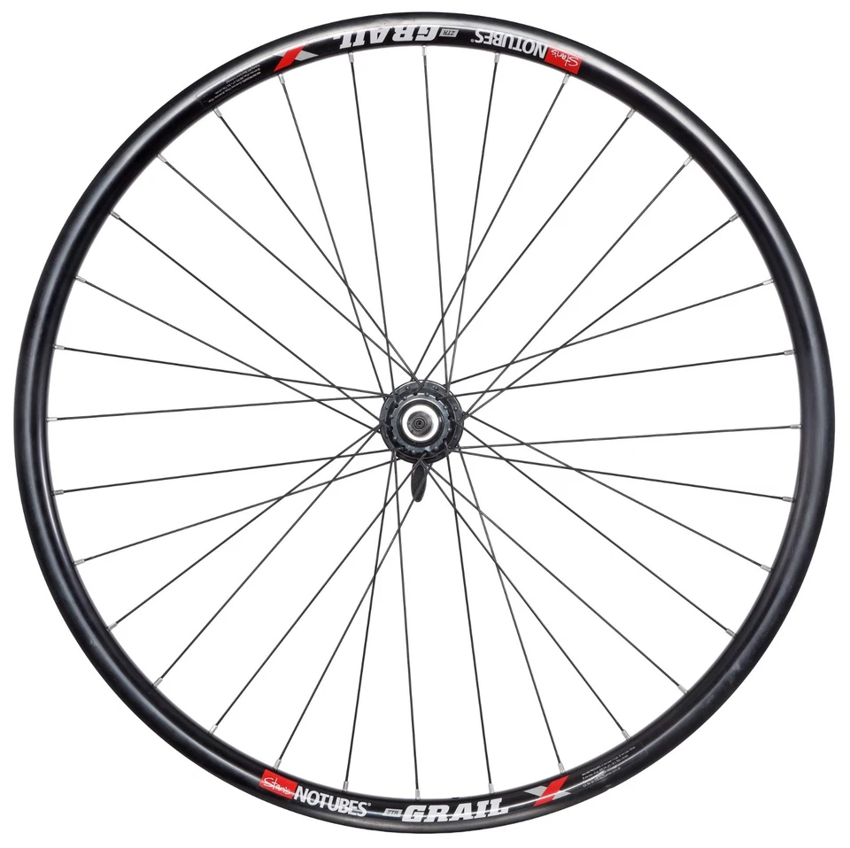 Stan's NoTubes ZTR Grail X Disc bicicleta ciclocross sem câmara roda dianteira 700c QR 6B - Imagem 1 de 4